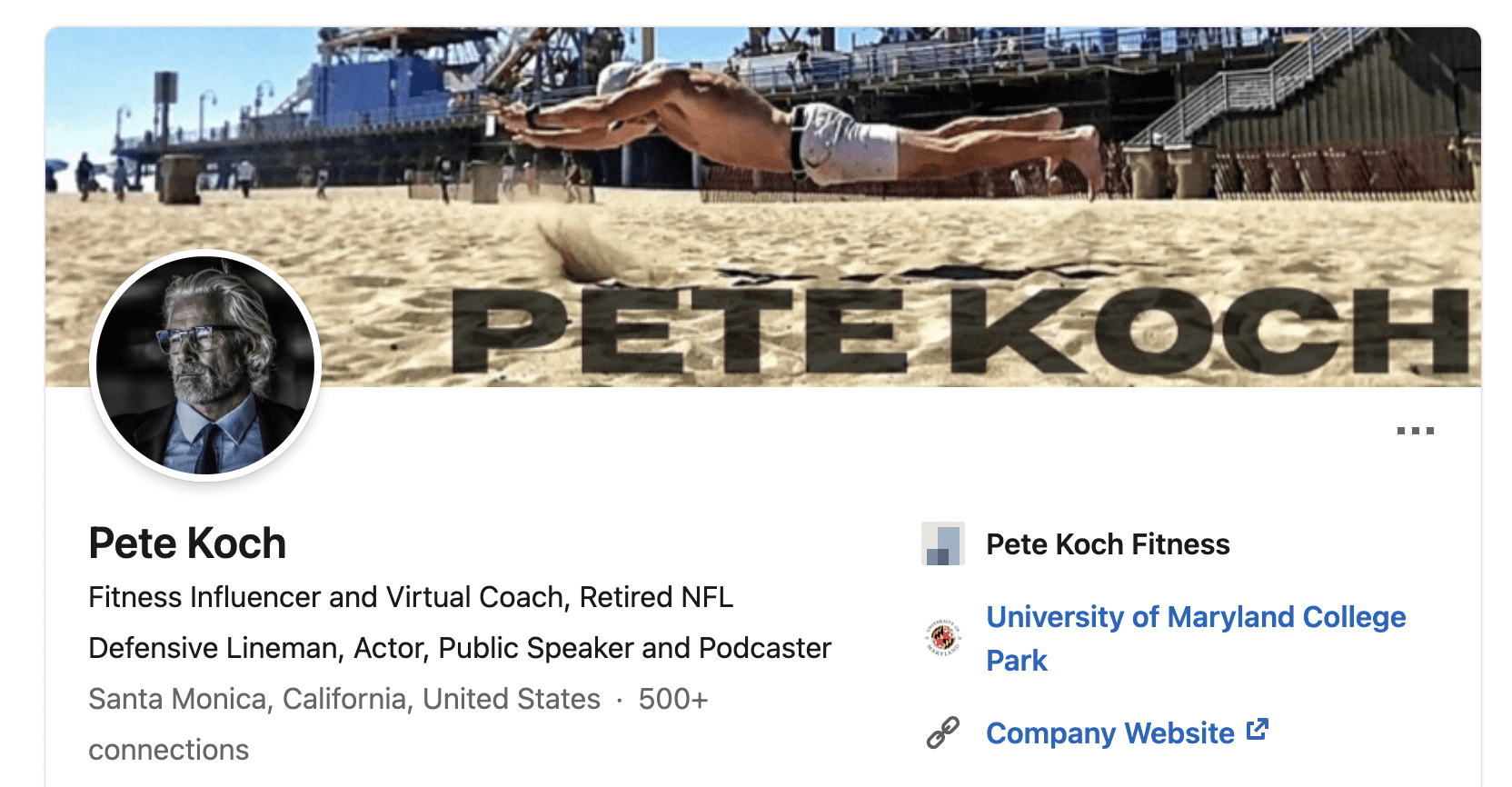 Pete Koch LinkedIn